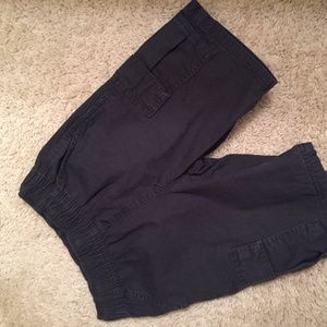 Boy's cargo shorts charcoal